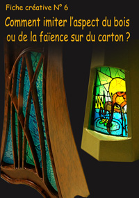 Fiche cr�ative 6 imitez le bois et la fa�ence
