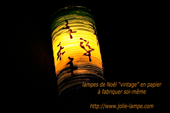 lampe de noel vintage
