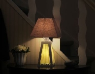 lampe avec papier pli�